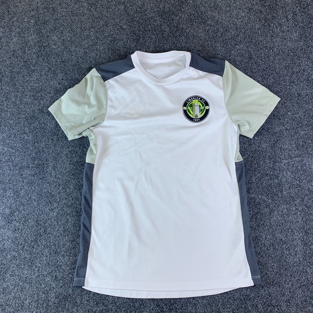 Umbro Limerick FC Jersey Mens S White Good Athleisure Soccer Shirt